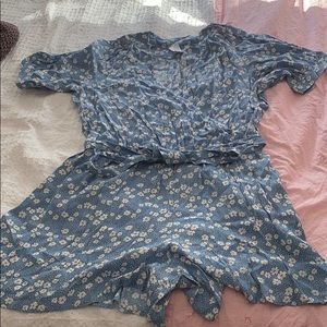 Flower Power Shorts Romper